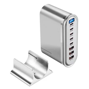 Nuevo <span class=keywords><strong>Cargador</strong></span> Multi-Puerto de 268W, <span class=keywords><strong>Cargador</strong></span> con 8 Puertos USB Tipo-C, Pantalla LED, Carga Rápida, <span class=keywords><strong>para</strong></span> Hogar, Oficina y Viajes, <span class=keywords><strong>para</strong></span> Teléfono - Product Image 3