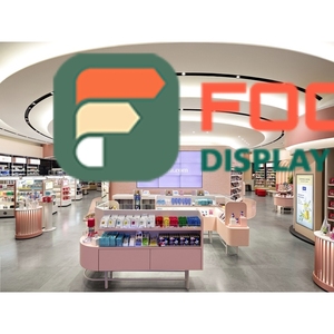 Commercial Brand Store Recycled Material Storage Display Cabinet Full Service Cosmetics Store Design - Product Image 6