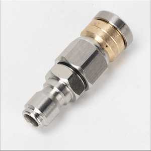 Boquilla de limpiador de alta presión de acero inoxidable de 1/4 de pulgada con presión ajustable para limpieza de alcantarillado y eliminación de lodos - Product Image 2