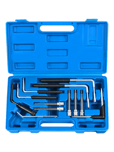 KARLION Ensemble d'outils de réparation et de démontage d'airbag de voiture 12 pièces Clés Douilles pour VW Audi Mercedes-Benz BMW <span class=keywords><strong>Opel</strong></span> Renault - Product Image 2