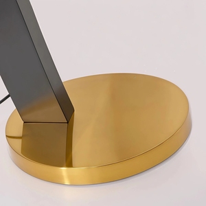 JYLIGHTING 金色和黑色金属布艺弧形落地灯 CE 认证豪华现代照明，适合客厅、酒店、华丽装饰 - Product Image 4