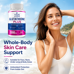 Capsules de Glutathion en Grande Bouteille Marque Blanche – Formule Antioxydante pour l'Éclat de la Peau – Capsules Végétaliennes Éclaircissantes – Complément Alimentaire - Product Image 6