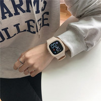 Montre électronique sportive pour enfants 2025, montre numérique pour femmes et hommes, grand écran carré LED, montres-bracelets pour étudiants