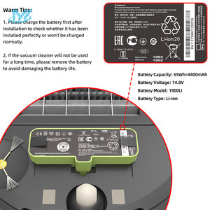Batterie Li-ion neuve de la marque MYiYAE pour <span class=keywords><strong>Irobot</strong></span> <span class=keywords><strong>Roomba</strong></span> 595 650 980 655 690 780 805 860 880 890 960 760 770 780 1800mah - Product Image 2