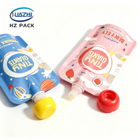 Pochette souple à bec verseur de qualité alimentaire 100g PET/PA/AL/CPP – Emballage personnalisable pour purée de fruits, boissons, lait, yaourt