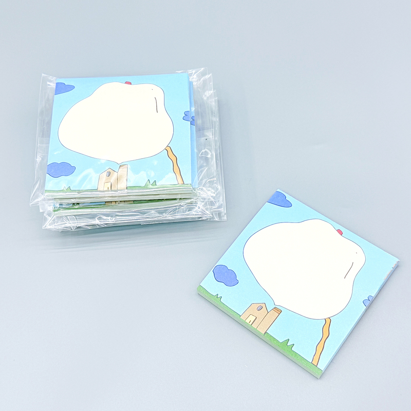 Customized Design Reusable Notepad Cute Kawaii