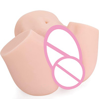 Masturbateur masculin 2kg en TPE, étanche et doux pour la peau, avec moule inversé de fesses et vagin simulé réaliste, type 'Airplane Cup'