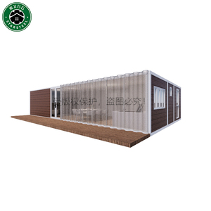 บ้านคอนเทนเนอร์สำเร็จรูปเหล็กกล้าทนทาน ขนาด 40 ฟุต แบบขยายได้ สำหรับขายส่งและสั่งทำพิเศษ - Product Image 1