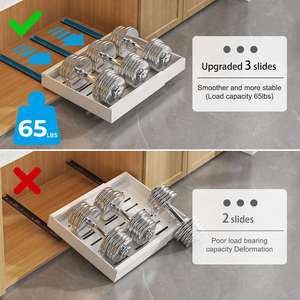 Dropshipping Shopify, paquete de 2 cajones extraíbles extensibles para armarios - Product Image 4