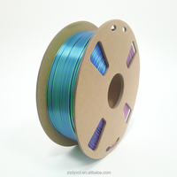 Haut de gamme 1kg soie tricolore PLA imprimante 3D Filament qualité 3D imprimé tiges en plastique avec lustre progressif lisse