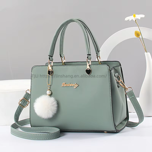 Wholesale Ladies High Quality Hot Selling Trendy Latest Designer Bags Ladies Crossbody Women's Handbags With Hair <b>Ball</b> - Product Image 1