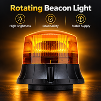 Feux de signalisation rotatifs à LED pour véhicules d'urgence SENKEN, lumière stroboscopique d'avertissement, IP65, ambre, sécurité pour les secours, les pompiers, les ambulances, les voitures