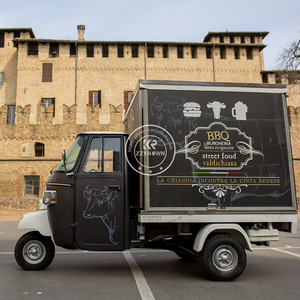 2025 Street Food Truck <b>Cart</b> Trailer Van 3 Three Wheels Mobile Vending <b>Cart</b> Electric 3 Wheels Coffee Bar Food Truck - Product Image 5