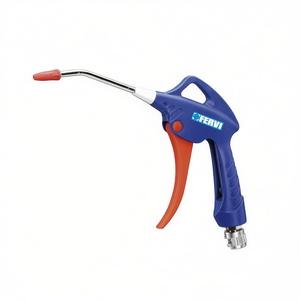 Pistolet à air comprimé Fervi avec buse métallique et gâchette rouge pour des tâches de nettoyage de précision - Product Image 2
