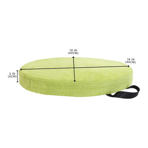 Pour <span class=keywords><strong>Amazon</strong></span> Pure Color Linen <span class=keywords><strong>coussin</strong></span> à main <span class=keywords><strong>rond</strong></span> confortable maison enfant chaise et <span class=keywords><strong>coussin</strong></span> de siège avec poignée de ceinture oreillers lombaires - Product Image 6