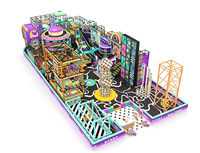 Parc de trampolines Cyberpunk : Le jardin d'amusement intérieur fou pour enfants, inspiré de la mode et de la culture pop