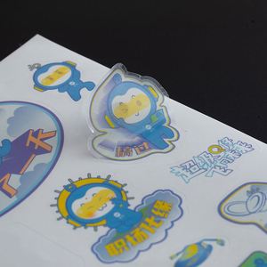 สติกเกอร์ตกแต่งลายการ์ตูนน่ารักแบบใส พิมพ์ลายตามสั่ง สติกเกอร์อนิเมะคาวาอี้แบบแผ่น ขายส่ง - Product Image 5
