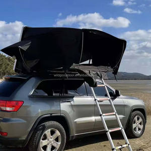 Tente de toit automatique à coque rigide <span class=keywords><strong>avec</strong></span> vérin à gaz, double couche quatre saisons, imperméabilité >3000 mm, plateforme de couchage stable - Product Image 5