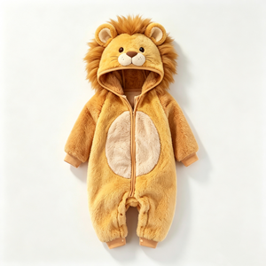 Disfraz de León Personalizado para Bebé, Traje de León para Fotos de Bebés, Regalo de Recién Nacido con Temática de León, Ropa de Invierno para Bebé - Product Image 1
