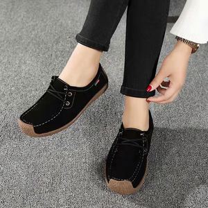 Chaussures simples pour femmes, style rétro avec boucle à bouton unique, chaussures pour mamans, chaussures simples pour femmes d'âge moyen et âgées, bout rond et coupe basse - Product Image 2