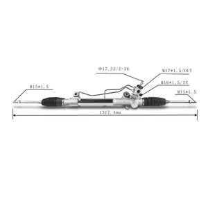 44200-0K080 44200-0K020 44200-0K510 44200-0K021 44200-0K070动力转向齿条齿轮Assy适用于丰田Hilux 4WD 2005-2015
