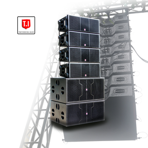 Enceinte Line Array passive professionnelle T.I Pro Audio TI PRO AUDIO LA-2122 double 12 pouces en bois pour intérieur et extérieur - Product Image 6