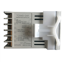 TCN4M-24R 72-72 Pengontrol Suhu Layar Ganda AC100-240V Output Relay TC PT100 Kompatibel untuk Oven Mesin Vulkanisasi