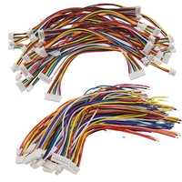 Connecteur de câble à tête simple/double JST 1.25mm, Micro JST pas de 1.25mm, prise femelle à 2/3/4/5/6/7/8/10 broches, fil électronique, 10 pièces