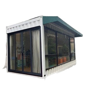Kiosque de vente mobile 6x3m en verre trempé, design moderne, équipements de loisirs - Product Image 5