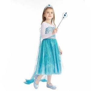 <span class=keywords><strong>TV</strong></span> & film enfants Elsa Anna <span class=keywords><strong>reine</strong></span> <span class=keywords><strong>des</strong></span> <span class=keywords><strong>neiges</strong></span> robe enfants Cosplay Costumes pour filles carnaval fête robe de bal enfants princesse vêtements - Product Image 5