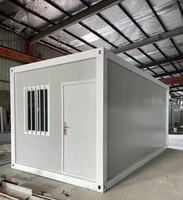 Maison mobile préfabriquée modulaire portable en panneaux sandwich, design ferme, pour habitation, hôtel, école, hôpital