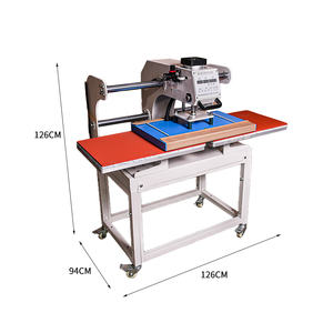 डोंगगुआन निर्माता सीधे तीन-हीटिंग न्यूमेटिक डबल-स्टेशन इनिंग मशीन 60*40 परिधान टी-शर्ट हॉट सोल - Product Image 3