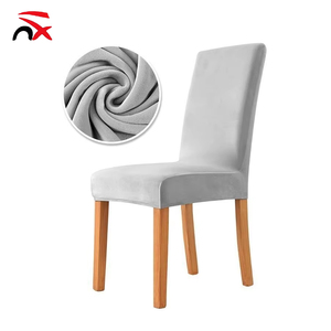 Housses de <span class=keywords><strong>chaise</strong></span> en spandex/polyester gris <span class=keywords><strong>pour</strong></span> <span class=keywords><strong>bureau</strong></span>, hôtel, mariage, salon, salle à manger, événements – Qualité supérieure – Vente en gros - Product Image 1