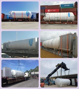 ถังคาร์บอนไดออกไซด์เหลว21.6Bar 20M3ปลอดภัยต่ออาหารถังเก็บ CO2สำหรับใช้ในโรงเบียร์ - Product Image 3
