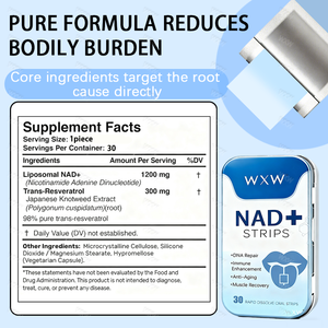 Tiras Efervescentes de NAD+ para el Rendimiento Atlético, Recuperación Rápida y Anti-Fatiga - Product Image 3