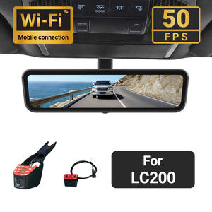 Kamera Mobil Sinjet untuk LC200 Wifi Tipe Terpisah Streaming Digital 1080P Layar Penuh 9.2 Inci H10 Kamera Dashboard Cermin - Product Image 1