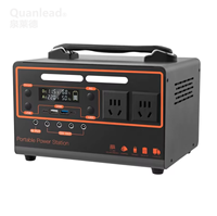 Kit de production d'énergie portable transfrontalier pour l'extérieur, station d'alimentation mobile à charge directe solaire, batterie lithium-ion PWM, affichage LED MP2X