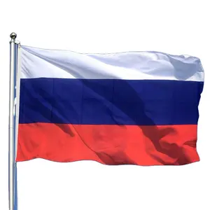 फैक्टरी थोक कस्टम देश झंडा 3x5ft रेशम स्क्रीन प्रिंट पॉलिएस्टर आउटडोर राष्ट्रीय ध्वज
