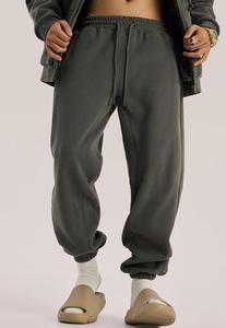 Pantalon de survêtement de jogging personnalisé pour hommes pantalon de survêtement unisexe en coton noir fermeture à cordon mi décontracté pull fabriqué en 3D pantalon vierge - Product Image 2