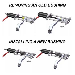 مجموعة أدوات عالمية هيدروليكية بقوة 18.2 طن لفك وتركيب الجلب، أداة إزالة جلبة نظام التوجيه الهيدروليكي، أداة كبس الجلب - Product Image 2