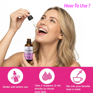 Haccp OEM ODM Gouttes liquides de peptides de collagène multiples hydrolysés pour soutenir la santé des cheveux, de la peau, des articulations et de l'intestin - Product Image 5