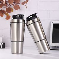 Gourde isotherme double paroi en acier inoxydable 304 de 750 ml, anti-fuite, pour sport et fitness, avec logo couleur personnalisé