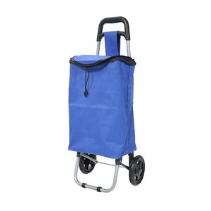 Vente en gros de chariot à provisions pliant en polyester 600D chariot à provisions chariot pliant promotion bon marché - Product Image 1