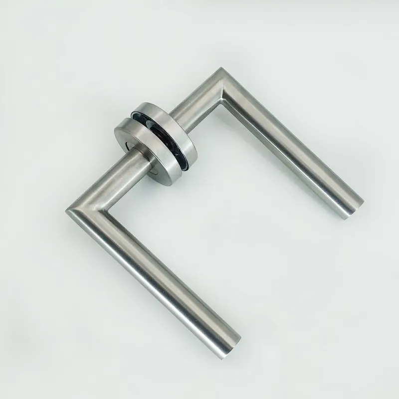 Promotional Model Handle Set Stainless Steel Hollow Round Tube Interior Door Lever Handle