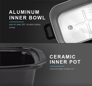 Casserole multifonction intelligente à cuisson lente de <span class=keywords><strong>grande</strong></span> <span class=keywords><strong>capacité</strong></span> 7L, programmable, compatible lave-vaisselle, pour hôtel - Product Image 6