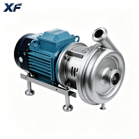 Pompe centrifuge basse pression en acier inoxydable sanitaire XF OEM pour le lait