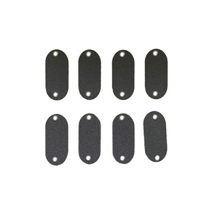Lámina de aislamiento para mascotas, 8 piezas, ovalada negra con orificios para aplicaciones de alto voltaje - Product Image 1