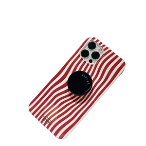 Estuche rígido a rayas Vintage para IPhone16ProMax Niche Estuche para teléfono móvil con agarre para teléfono Compatible con <span class=keywords><strong>Apple14</strong></span> Corea del Sur Filin11 - Product Image 1