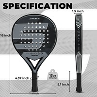 Raquette de tennis en carbone thermoformée haute performance avec logo personnalisé, fabrication OEM, qualité professionnelle, fourniture directe d'usine
