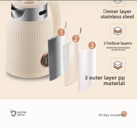 Bouilloire Électrique en Acier Inoxydable 2L, Maintien au Chaud Intelligent, Arrêt Automatique, Commande par Bouton-Poussoir, 1000W, Usage Domestique - Offre Spéciale
